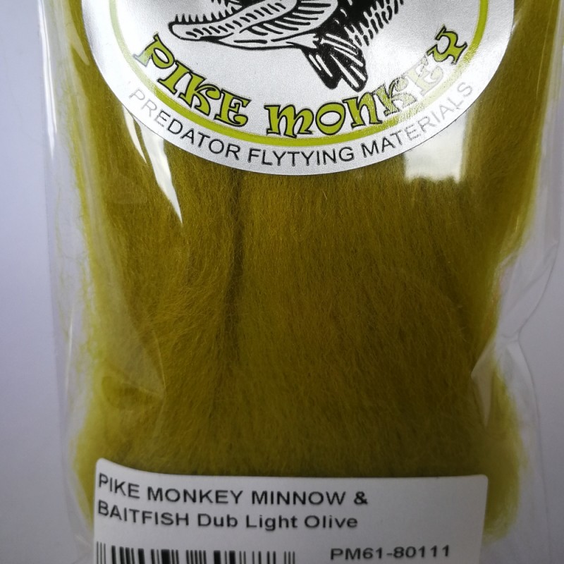 Pike Monkey Minnow & Baitfish Dub Light Olive