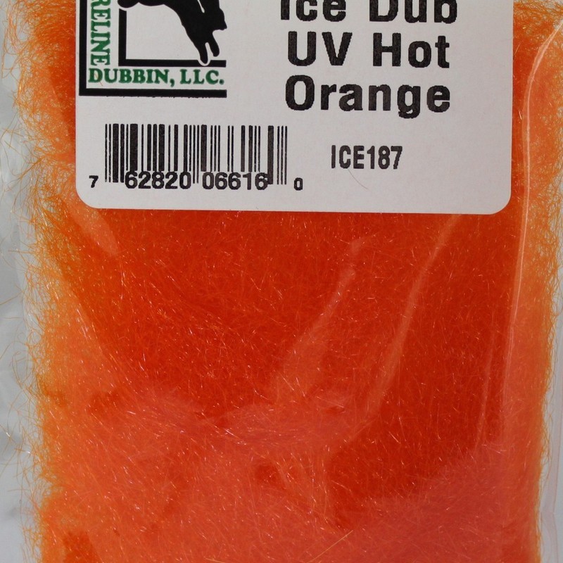 Dubbing Hareline Ice Dub UV Hot Orange