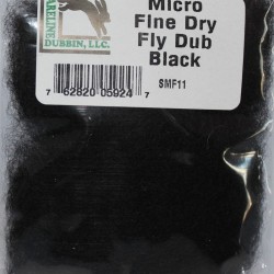 Dubbing Micro Fin Hareline couleur Black