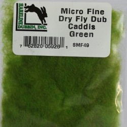 Dubbing Micro Fin Hareline couleur Caddis Green