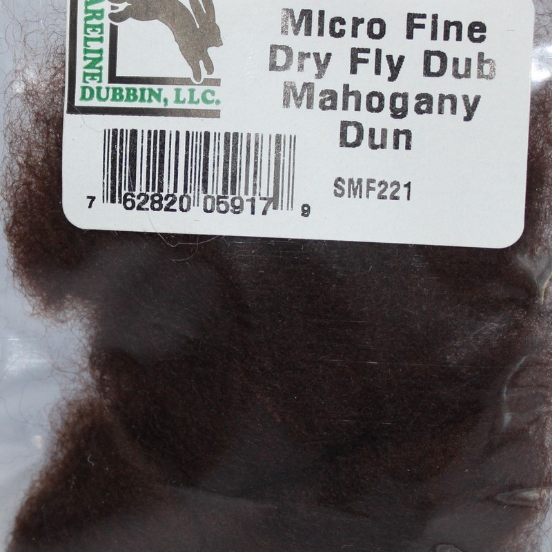 Dubbing Micro Fin Hareline couleur Mahogany Dun