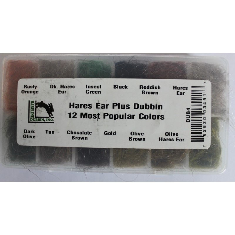 Dubbing de lièvre et antron Hareline Dark Olive